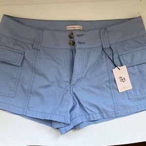Sincerely Jules size 9 periwinkle soft, thin but durable cotton shorts.